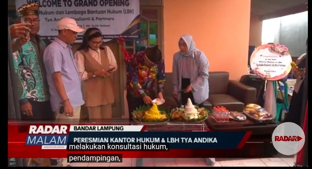 Peresmian Kantor Hukum & LBH Tya Andika, Solusi Bagi Para Pencari Keadilan 