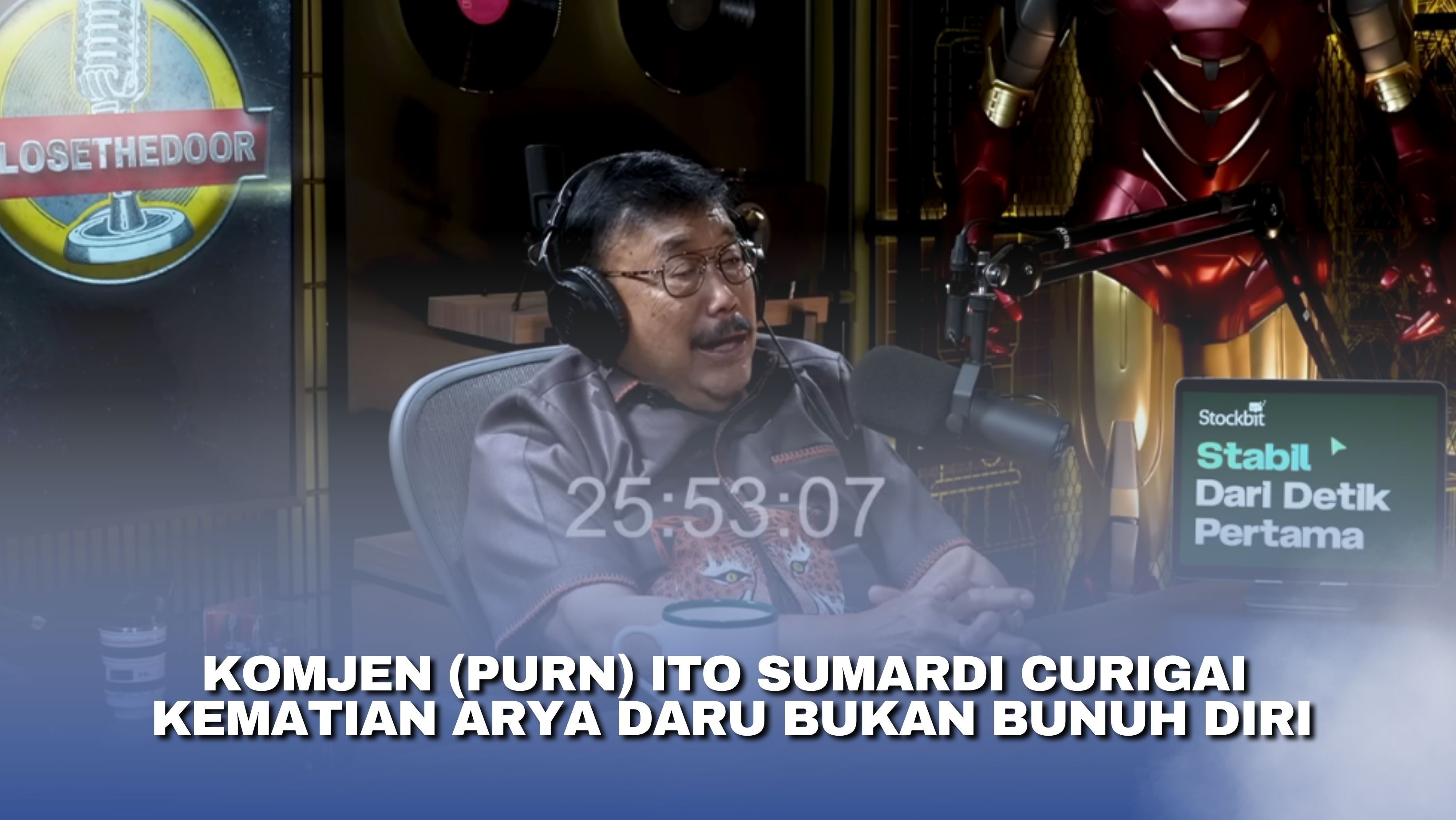 Komjen (Purn) Ito Sumardi Curigai Kematian Arya Daru Bukan Bunuh Diri