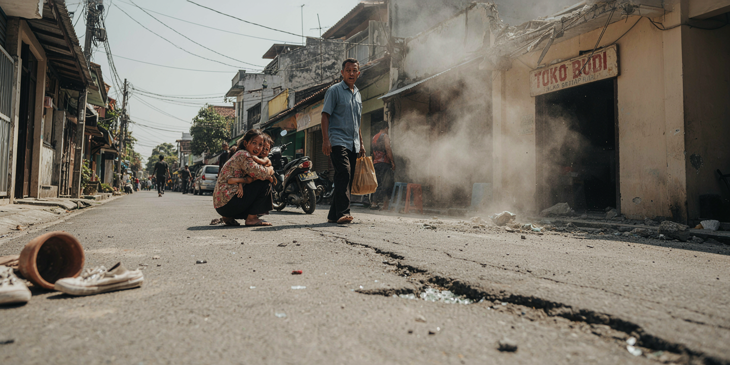 Tiga Gempa Kecil Guncang Lampung, BMKG Imbau Warga Tetap Tenang