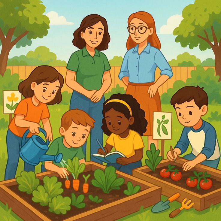 Kebun Gizi di Sekolah Jadi Sarana Edukasi Pola Makan Sehat bagi Siswa