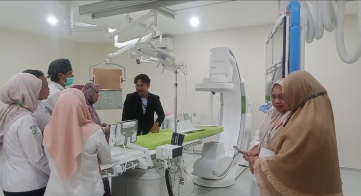 Tunggu Ijin Bapetan,  Cathlab di RS Sukadana Siap Beroperasi