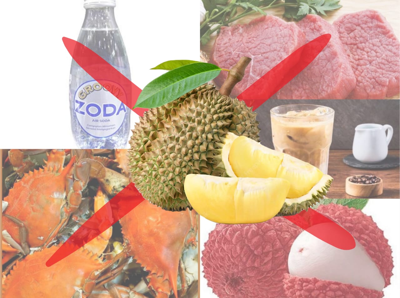 Waspada! 5 Makanan Ini Tidak Boleh Dimakan Bersamaan dengan Durian