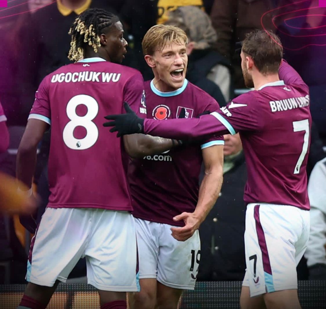 Wolves Tumbang Dramatis 2–3 dari Burnley: Gol Foster di Detik Akhir Jadi Pembunuh Harapan