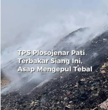 TPS Plosojenar Terbakar, Kebakaran diduga dipicu Oleh Pembakaran Slamper Tebu