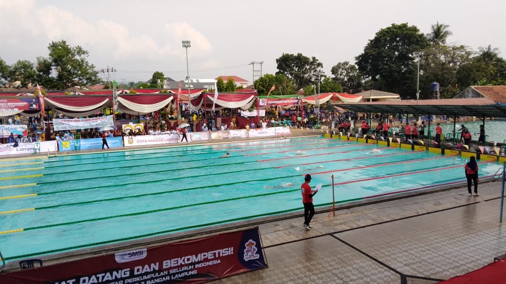 17 Provinsi Ambil Bagian Lomba Renang Krapsi 2024 Semarak HUT Bandar Lampung, Ini Pesan Bunda Eva