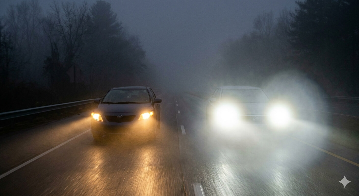 Lampu Halogen vs LED Saat Berkabut: Mana Lebih Unggul untuk Visibilitas Maksimal?