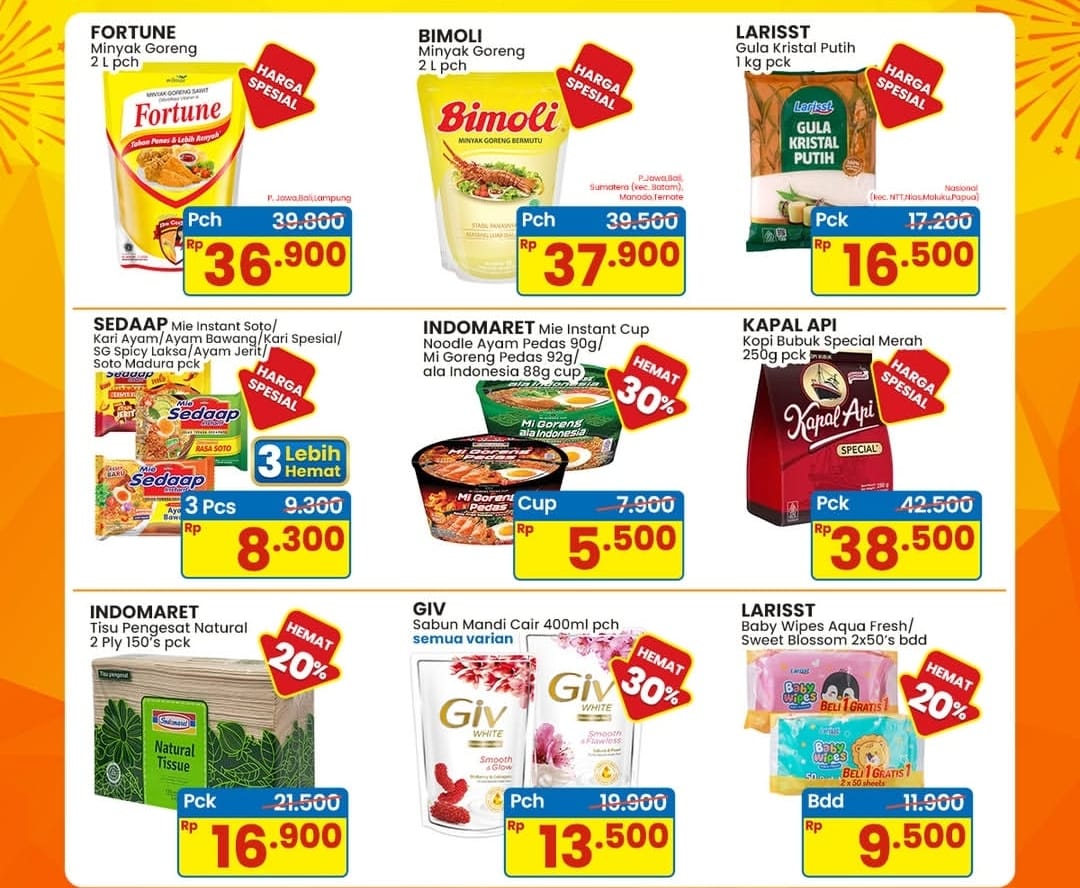Sampai Besok, Promo 4 Hari Indomaret, Dari Minyak Goreng hingga Baby Wipes