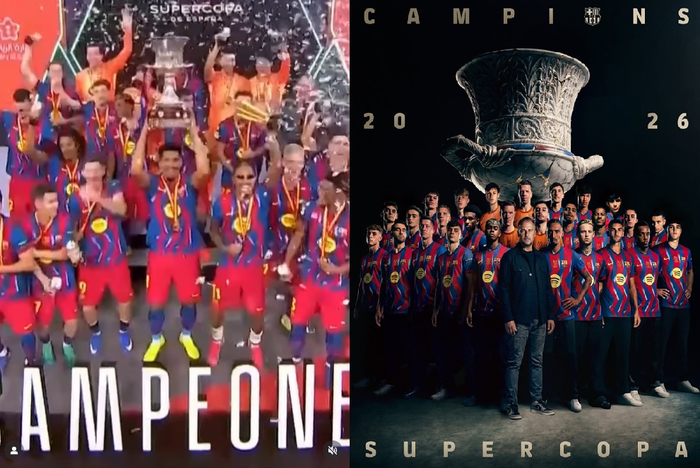 Tekuk Real Madrid 3-2, Barcelona Juara Piala Super Spanyol 