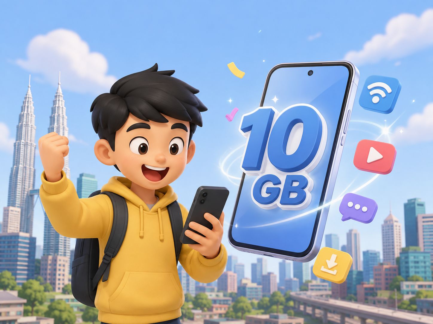 Pemerintah Malaysia Berikan 10 GB Internet Gratis untuk Warga, Dibagikan dalam Dua Tahap