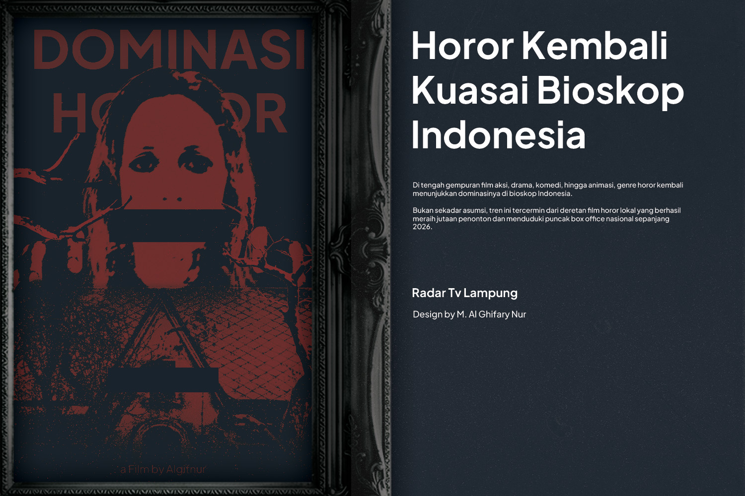 Horor Kembali Kuasai Bioskop Indonesia, Apa yang Membuat Penonton Terus Berdatangan?