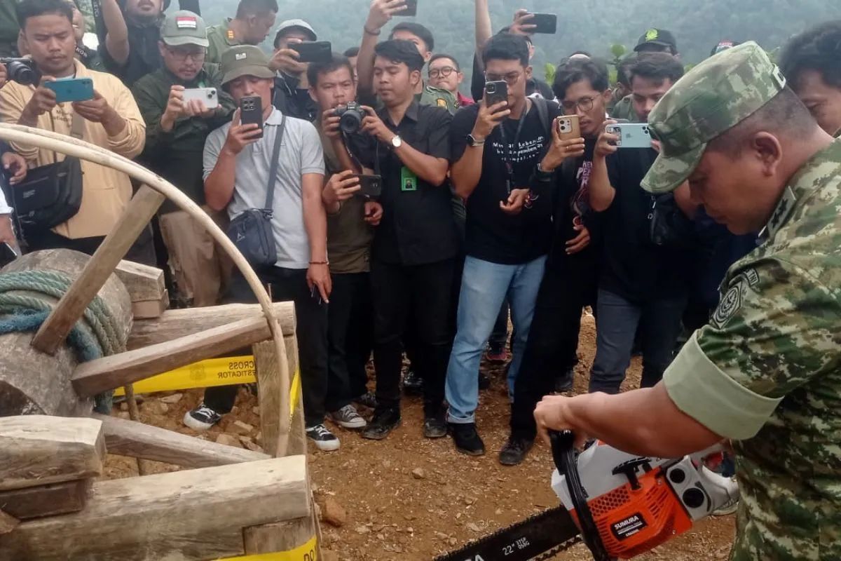 Penertiban Tambang Ilegal, Kemenhut dan Satgas PKH Tutup 55 Lubang PETI di TNGHS