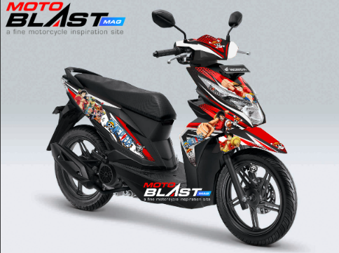 Honda Luncurkan BeAT One Piece × Tahilalats Edisi Terbatas, Hanya 25 Unit untuk Seluruh Indonesia