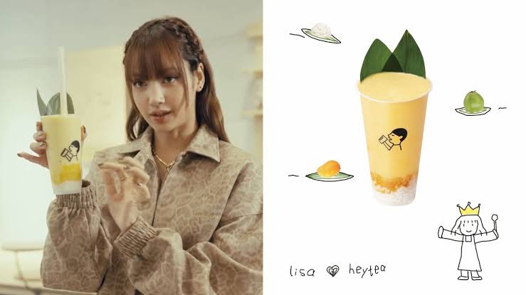 Lisa BLACKPINK Gandeng HEYTEA, Luncurkan Minuman Mango Sticky Rice dan Merchandise Eksklusif