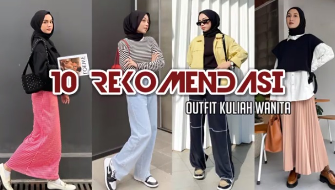 Inspirasi Outfit Casual Cocok Untuk Ngampus