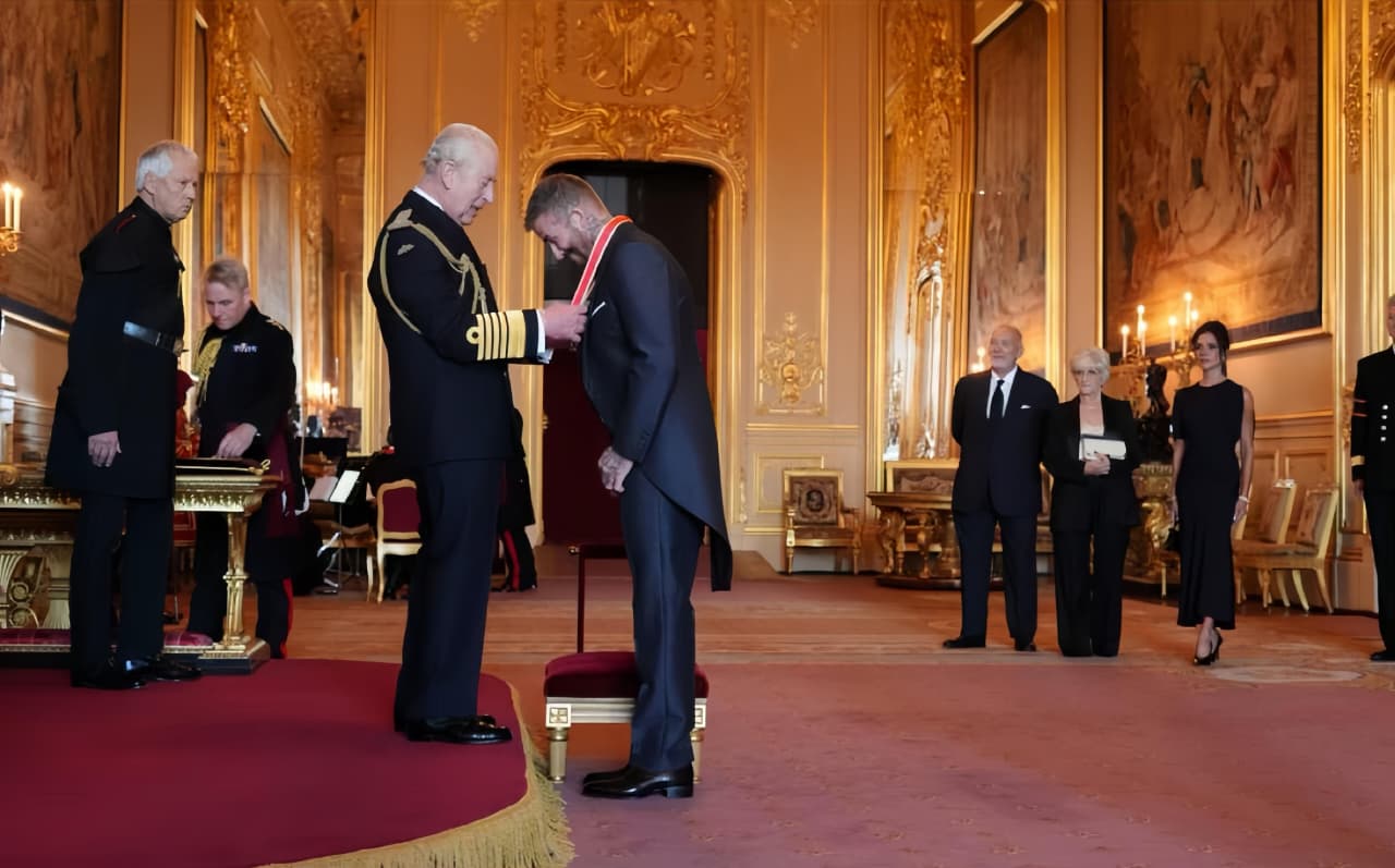 David Beckham Resmi Dinobatkan Gelar “Sir” oleh Raja Charles III
