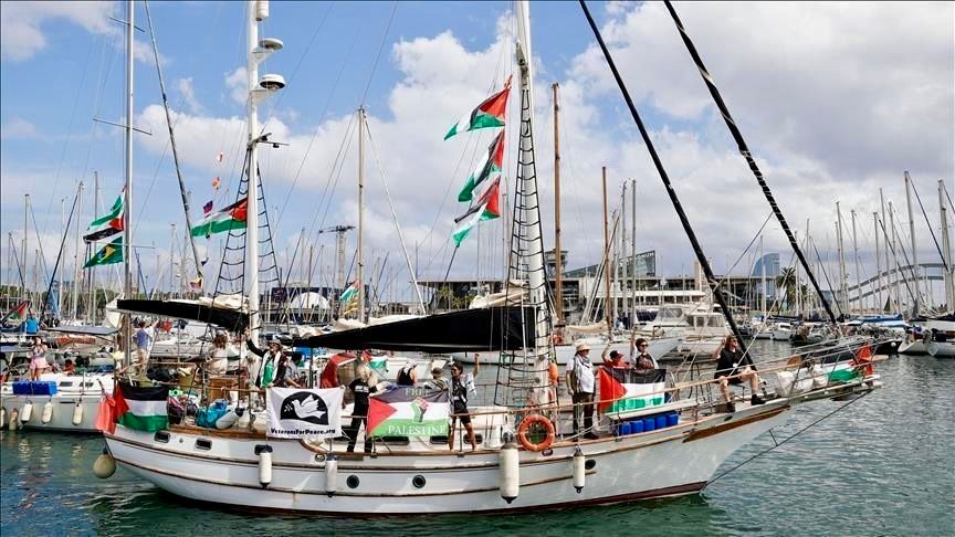 Kapal Global Sumud Flotilla Diserang Drone Israel Saat Menuju Gaza