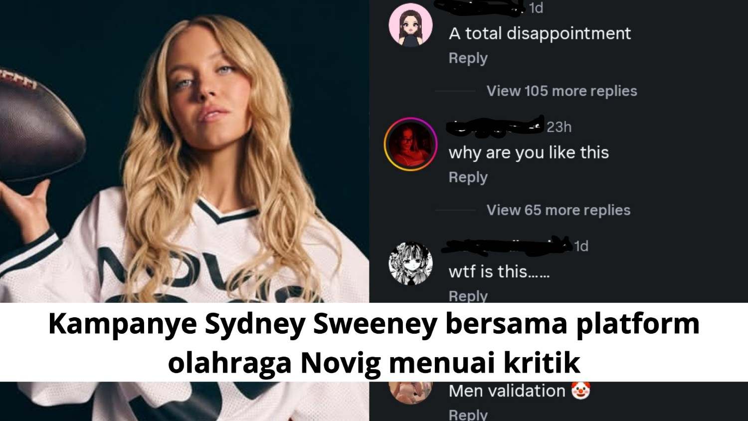 Aktris Sydney Sweeney Dikritik Keras, Iklannya Dinilai Merendahkan Atlet Perempuan 