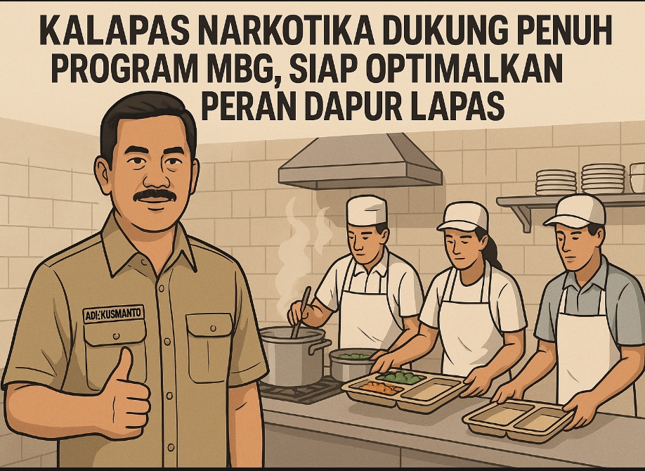 Kalapas Narkotika Dukung Penuh Program MBG, Siap Optimalkan Peran Dapur Lapas