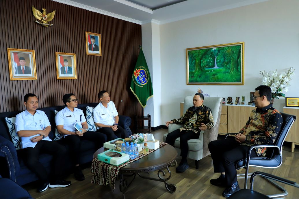 BPN Lampung Terima Kunker Kanwil Kemenkumham Lampung