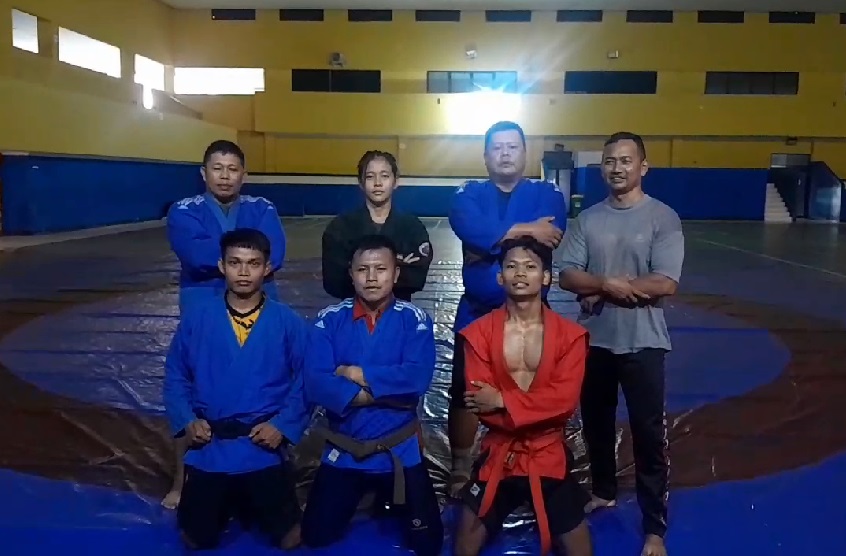 Target Medali Emas PON Aceh - Sumut, 7 Atlet Sambo Lampung Fokus Latihan Teknik