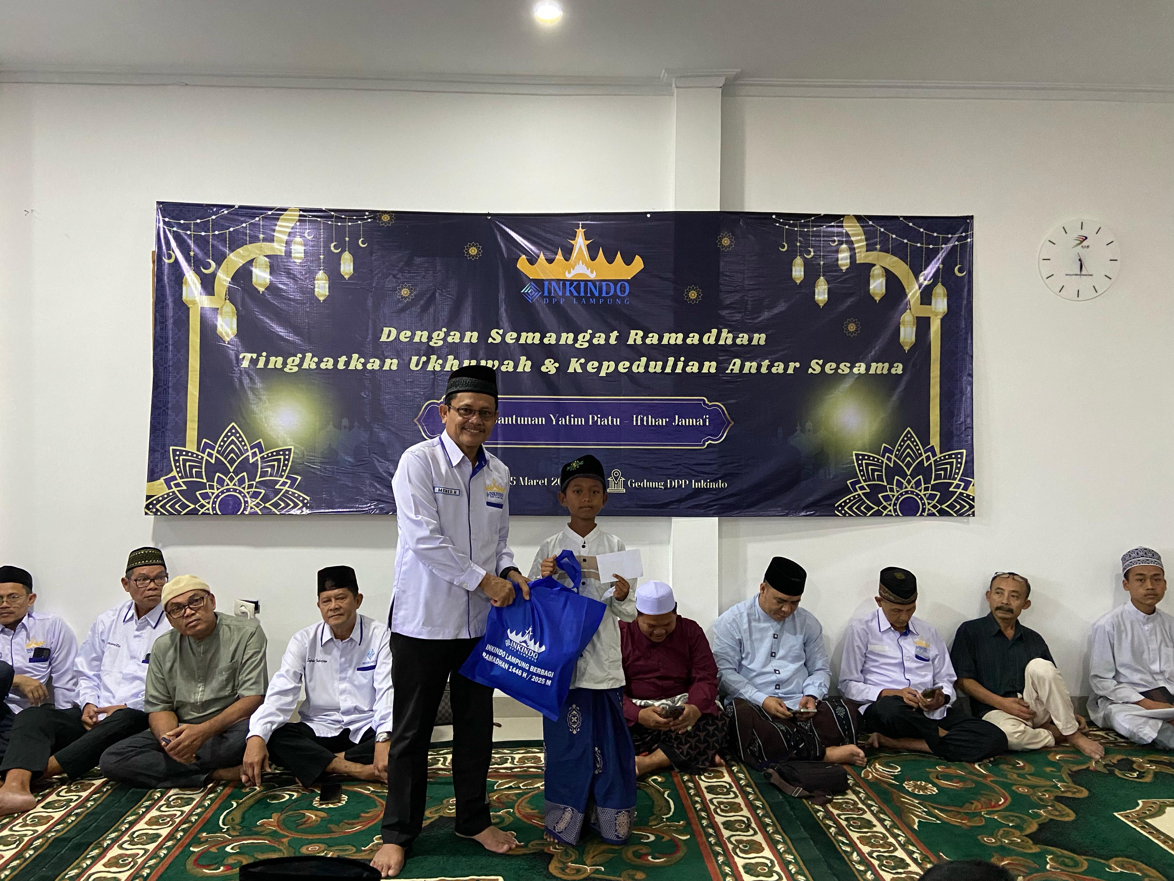 DPP INKINDO Lampung Berbagi Kebahagiaan di Akhir Ramadan