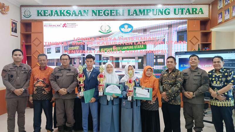 Kejari Lampung Utara Gelar Lomba Karya Ilmiah Anti Korupsi