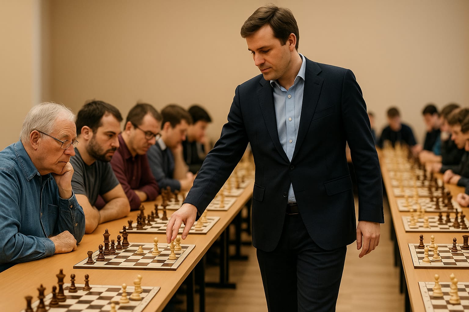 Simultan Catur: Ketika Satu Lawan Banyak, Siapa Takut?