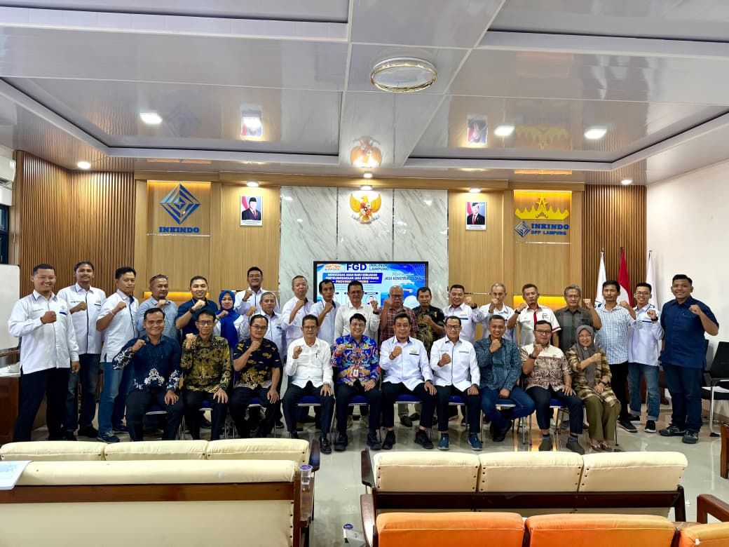DPP INKINDO Lampung Dorong Percepatan Regulasi Khusus Pengadaan Jasa Konstruksi
