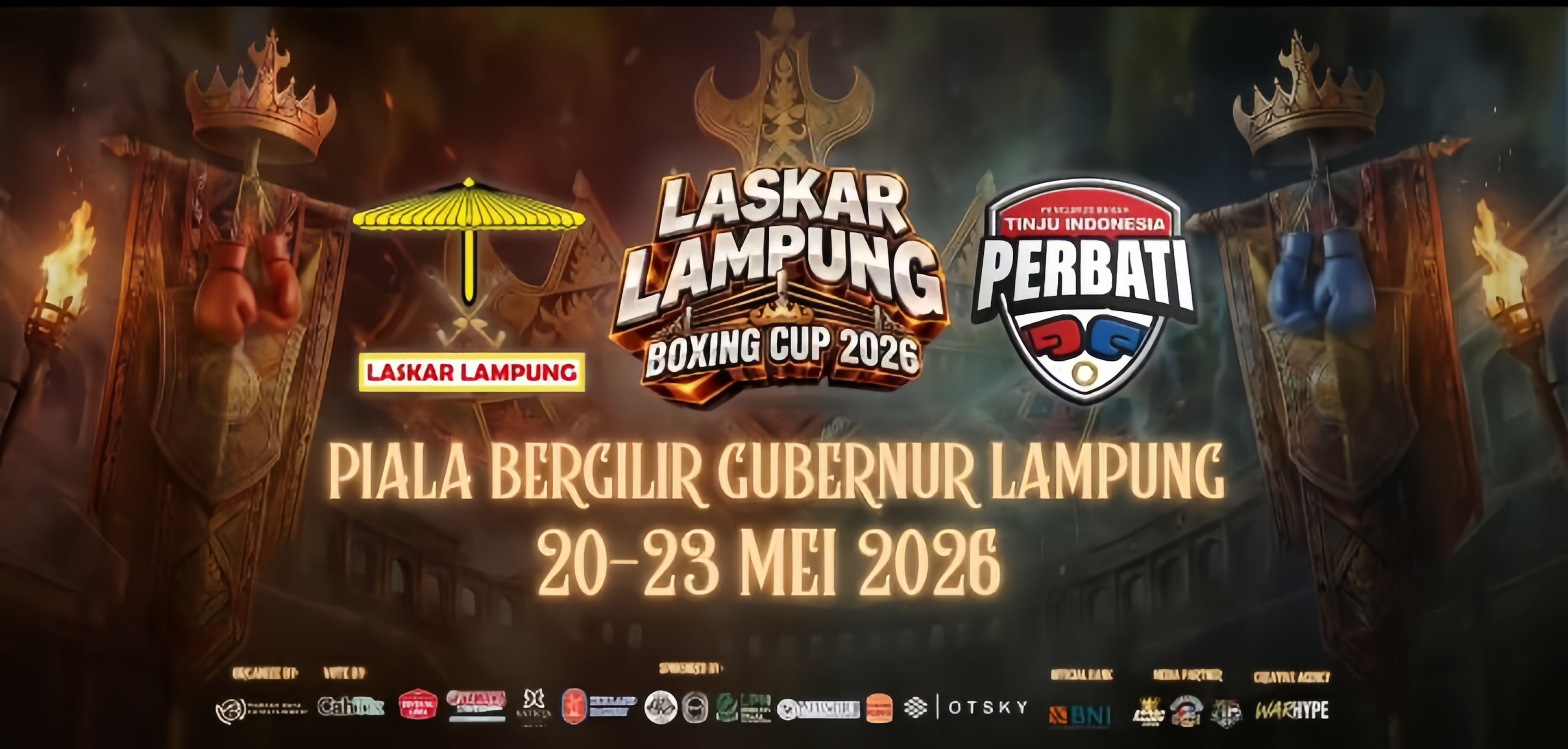 Laskar Lampung Boxing Cup 2026 Digelar di Bandar Lampung, Hadirkan Influencer Boxing