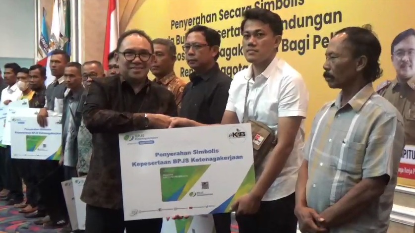 14.800 Tenaga Kerja Rentan di Lampung Dapat Alokasi Jamsostek Rp 2 Miliar