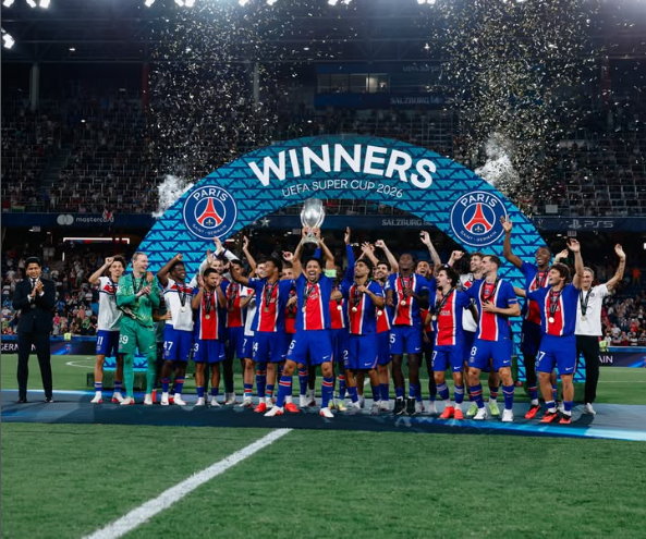 PSG Juara Piala Super Eropa Back-to-Back, Samai Rekor AC Milan dan Real Madrid.