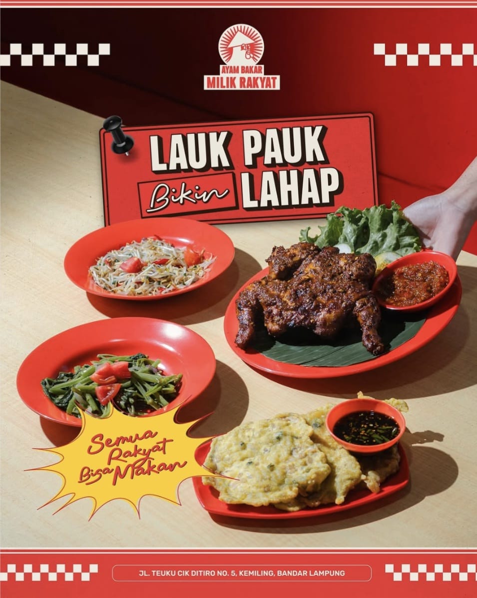 Ayam Bakar Milik Rakyat: Sajian Lezat dan Terjangkau yang Viral di Bandar Lampung