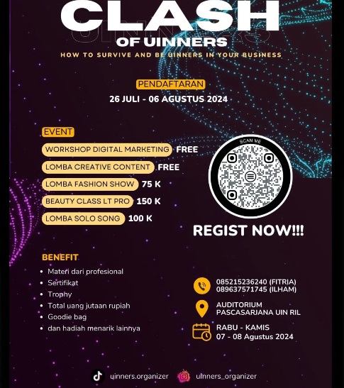 UINNERS Organizer Gelar 