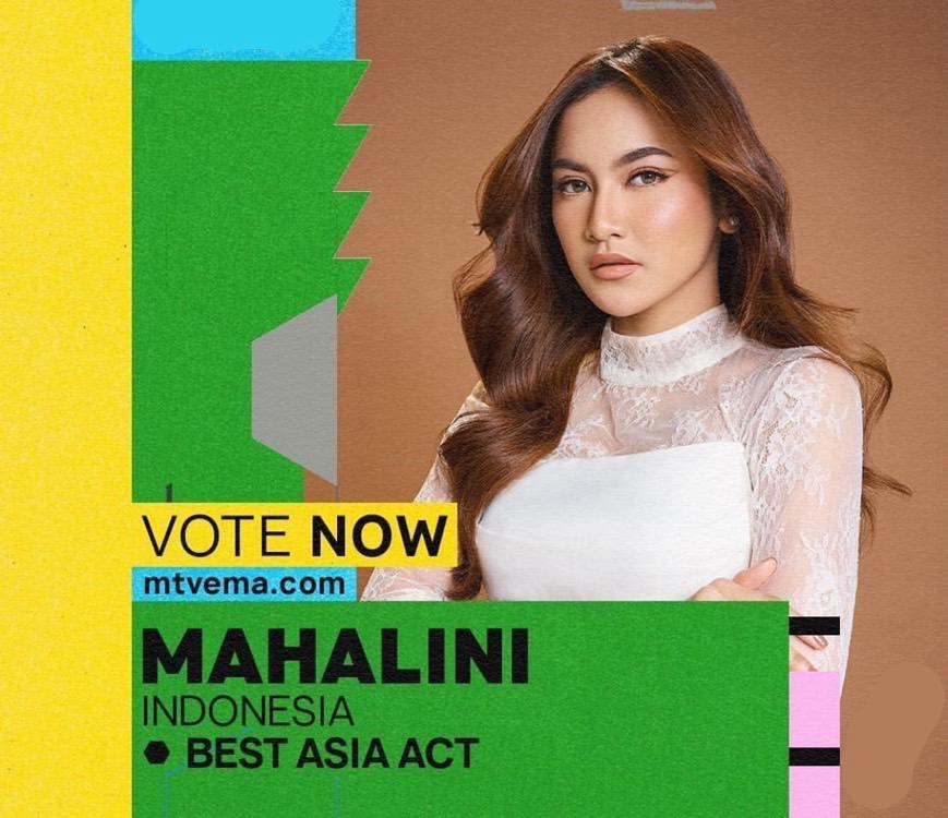 Mahalini Terpilih Untuk Mewakili Indonesia di Nominasi 'Best Asia Act' MTV Europe Music Awards 2024