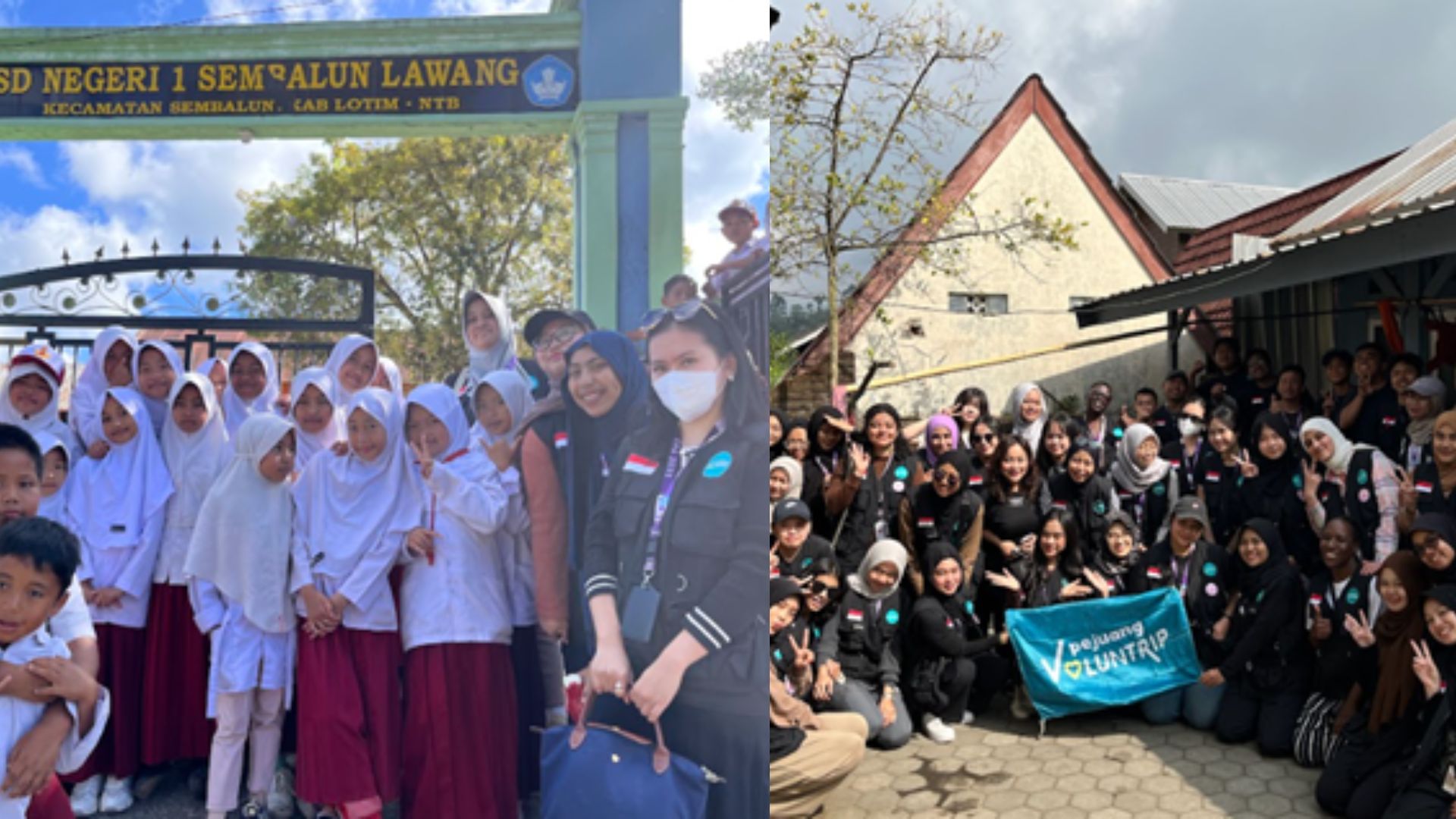 Catatan Singkat Mahasiswi Unila, Relawan Asal Lampung di Lombok