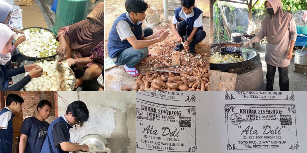 Dari Singkong Menjadi Inspirasi: Kisah Belajar Mahasiswa KKN UIN Jurai Siwo di Dapur 