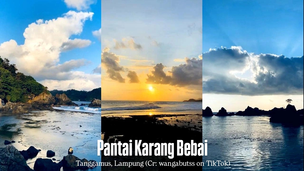 Pantai Karang Bebai: Surga Tersembunyi di Tanggamus yang Masih Alami