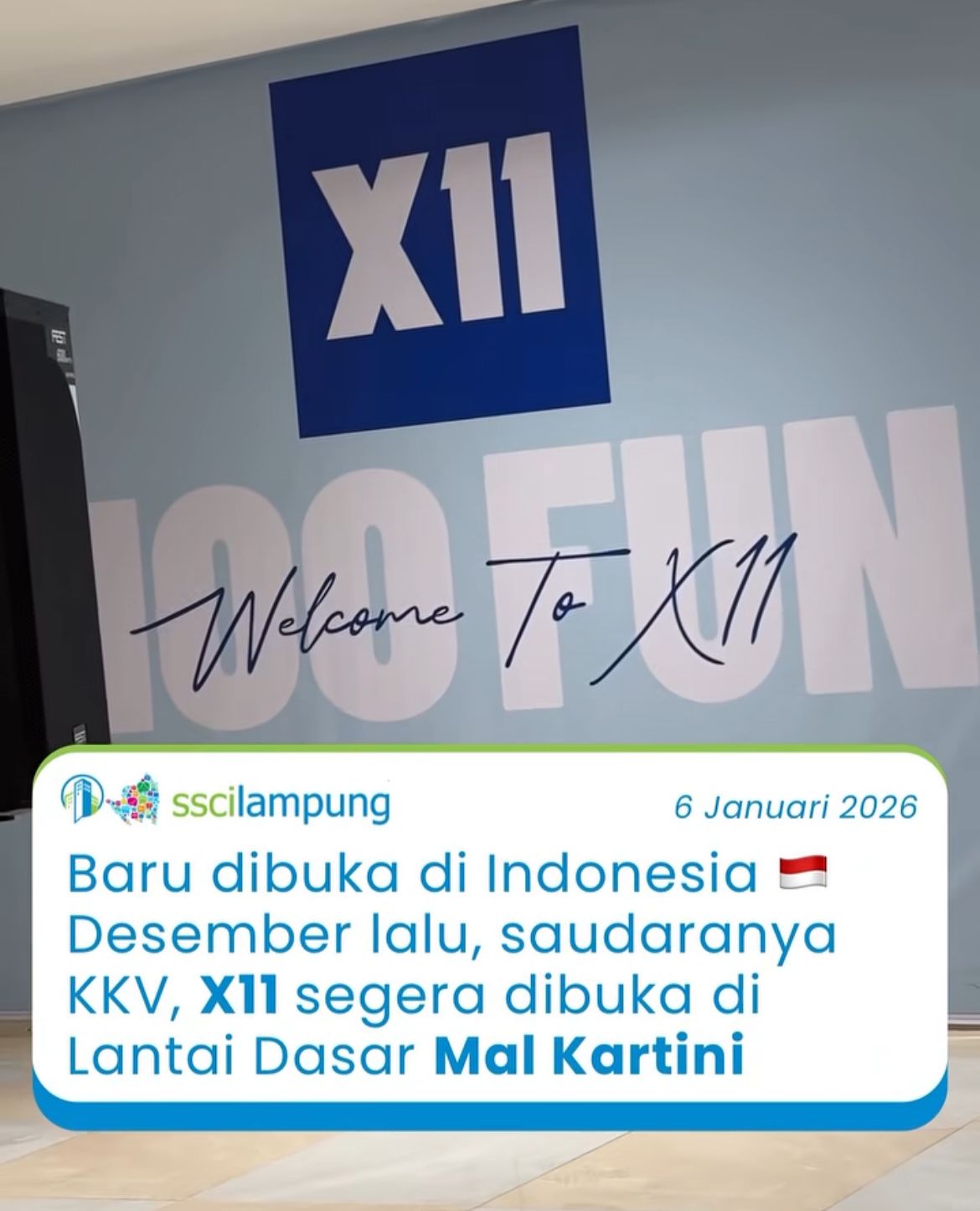 Store X11, Saudaranya KKV, Akan Segera Hadir di Mall Kartini Bandar Lampung! 