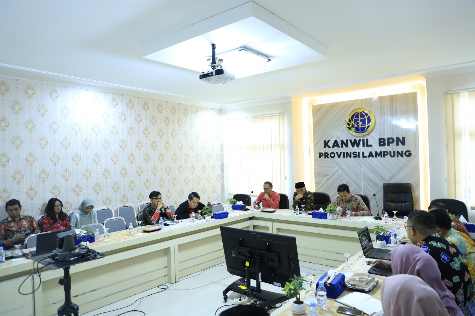 Perkuat Sinergi Layanan Publik, Ombudsman Lampung Sambangi Kanwil BPN Lampung