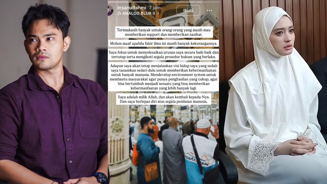 Usai Dilaporkan Inara, Postingan Terbaru Insanul Fahmi Curi Perhatian Netizen