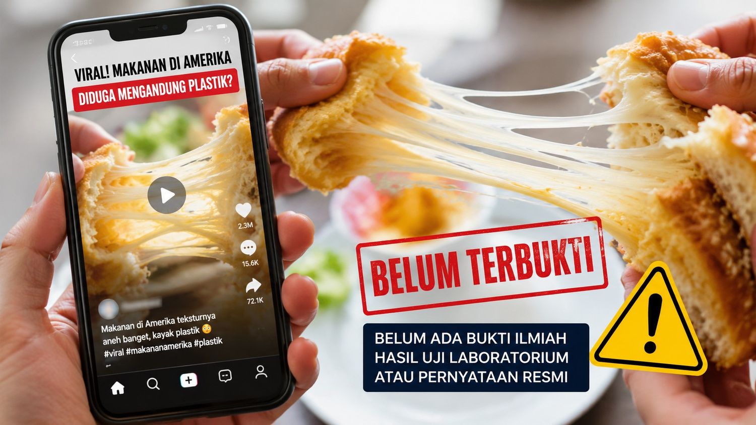 Video Makanan Elastis di AS Viral, Benarkah Mengandung Plastik? Ini Faktanya