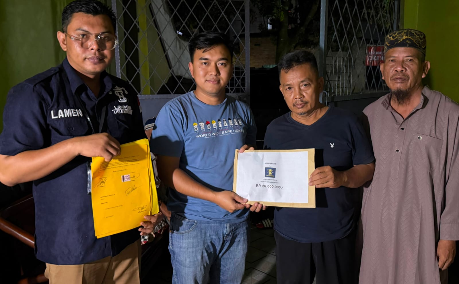 Kantor Hukum LHS Mediasi Perkara Truk Towing Angkut Alat Berat Tabrak Mobil & Rumah di Jati Agung