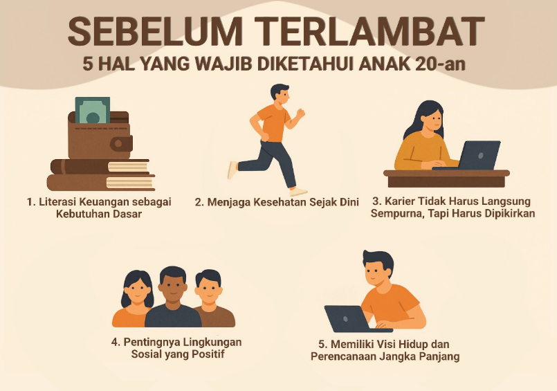 Sebelum Terlambat: 5 Hal yang Wajib Diketahui Anak 20-an