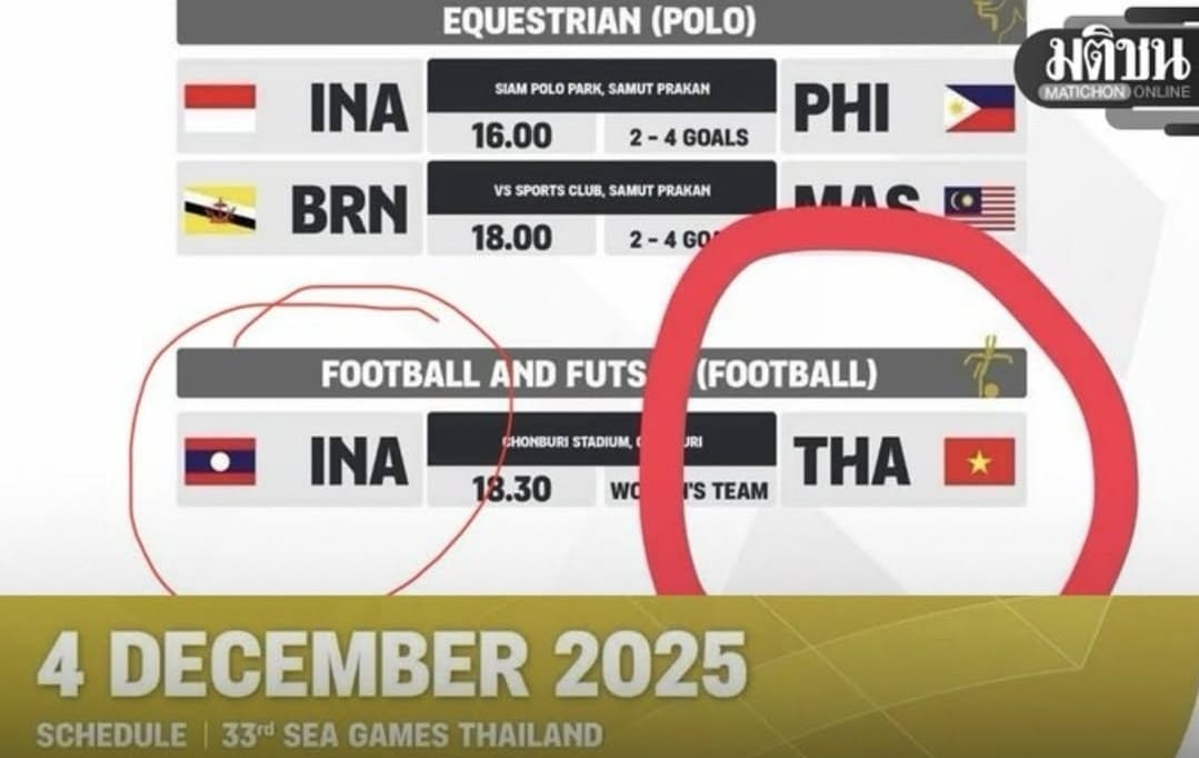 Skandal Bendera SEA Games: Panitia Dikecam Setelah Pasang Bendera Indonesia Jadi Laos