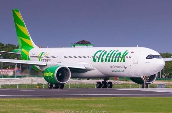 Rute Baru Penerbangan Jakarta - Way Kanan Gunakan Pesawat Citilink ATR 72 