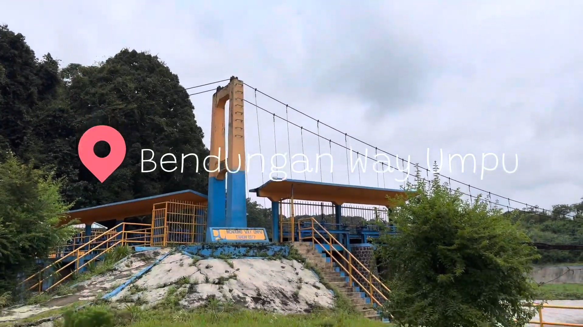 Bendungan Bawah Rantau Temiang Banjit, Tempat Warga Berkumpul Saat Tahun Baru dan Lebaran Haji