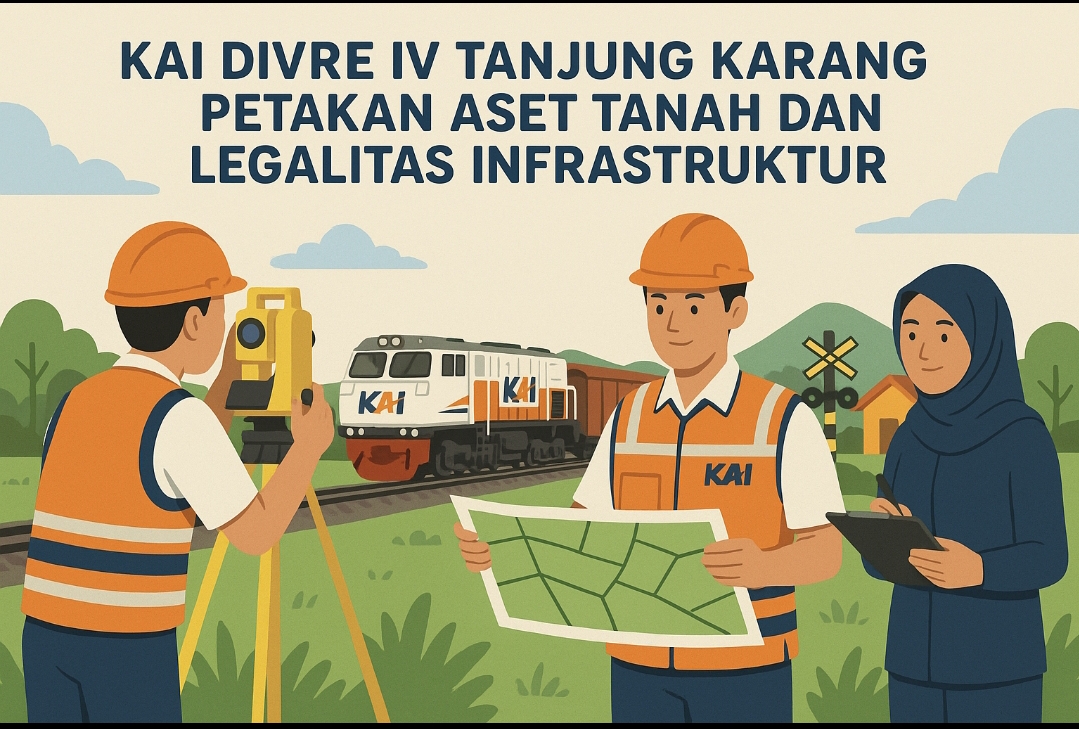 KAI Divre IV Tanjung Karang Petakan Aset Tanah dan Legalitas Infrastruktur