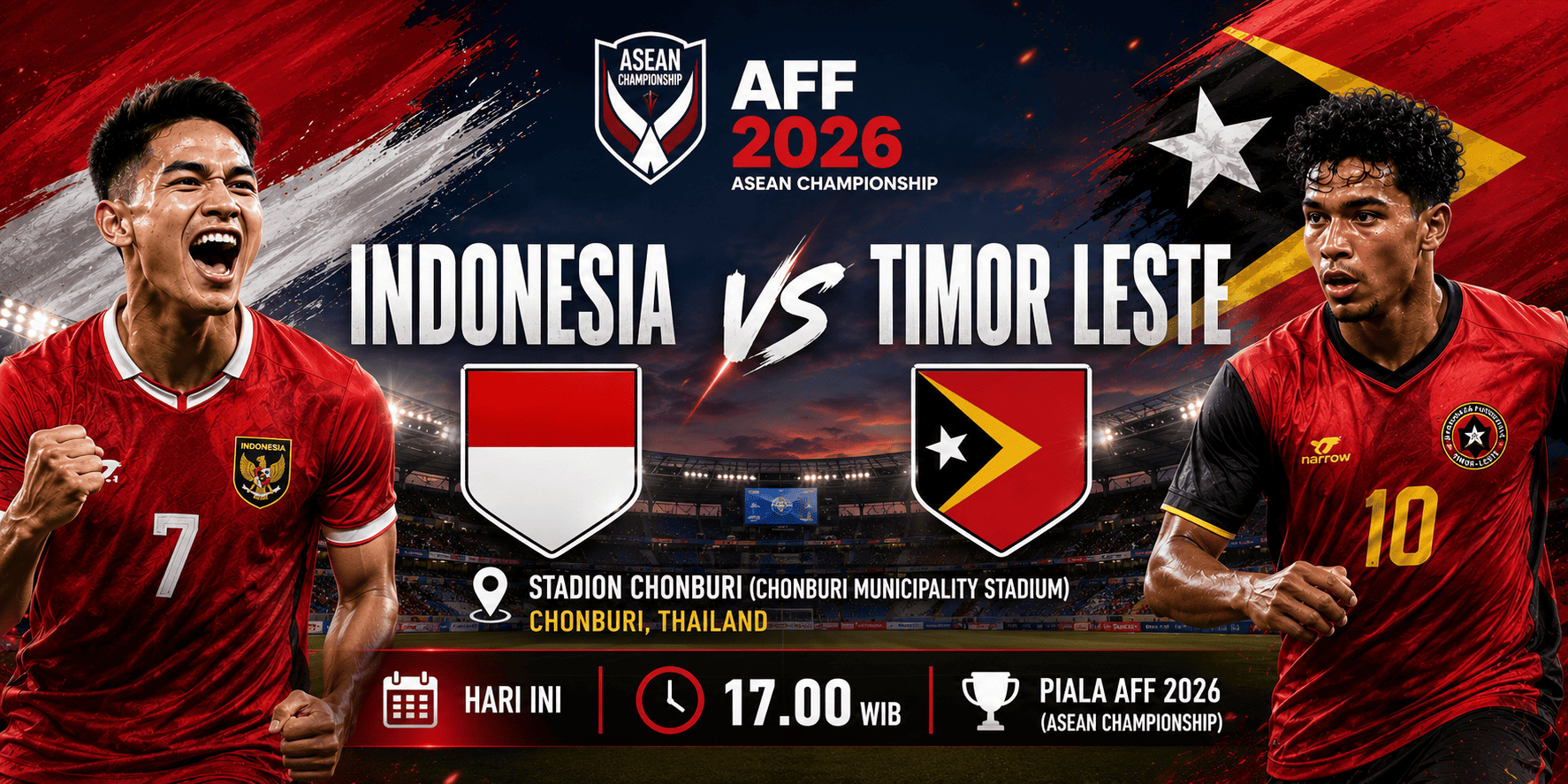 Timnas Indonesia Incar Kemenangan Kedua saat Hadapi Timor Leste di Piala AFF 2026