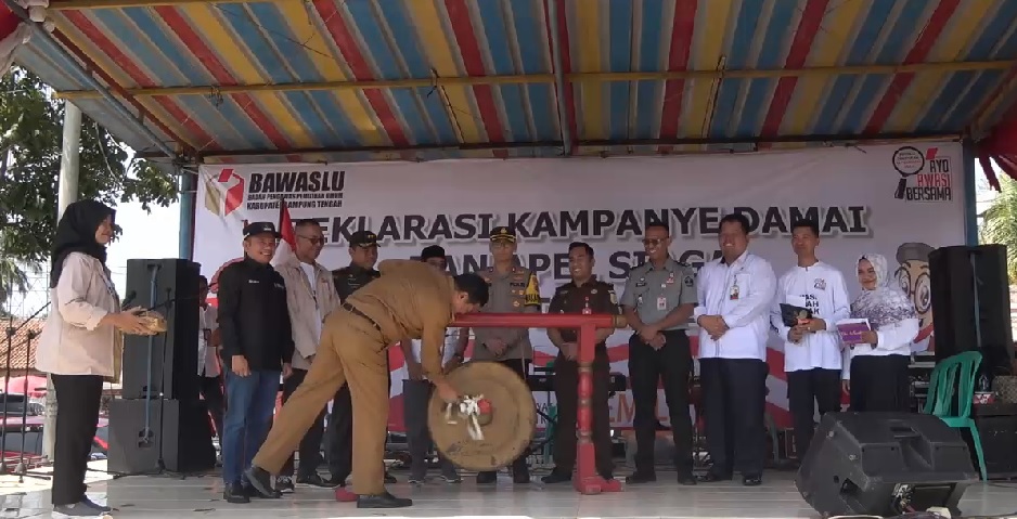 Deklarasi Kampanye Damai, Bupati Musa Harap  Pemilu 2024 Berjalan Aman Damai dan Sejuk