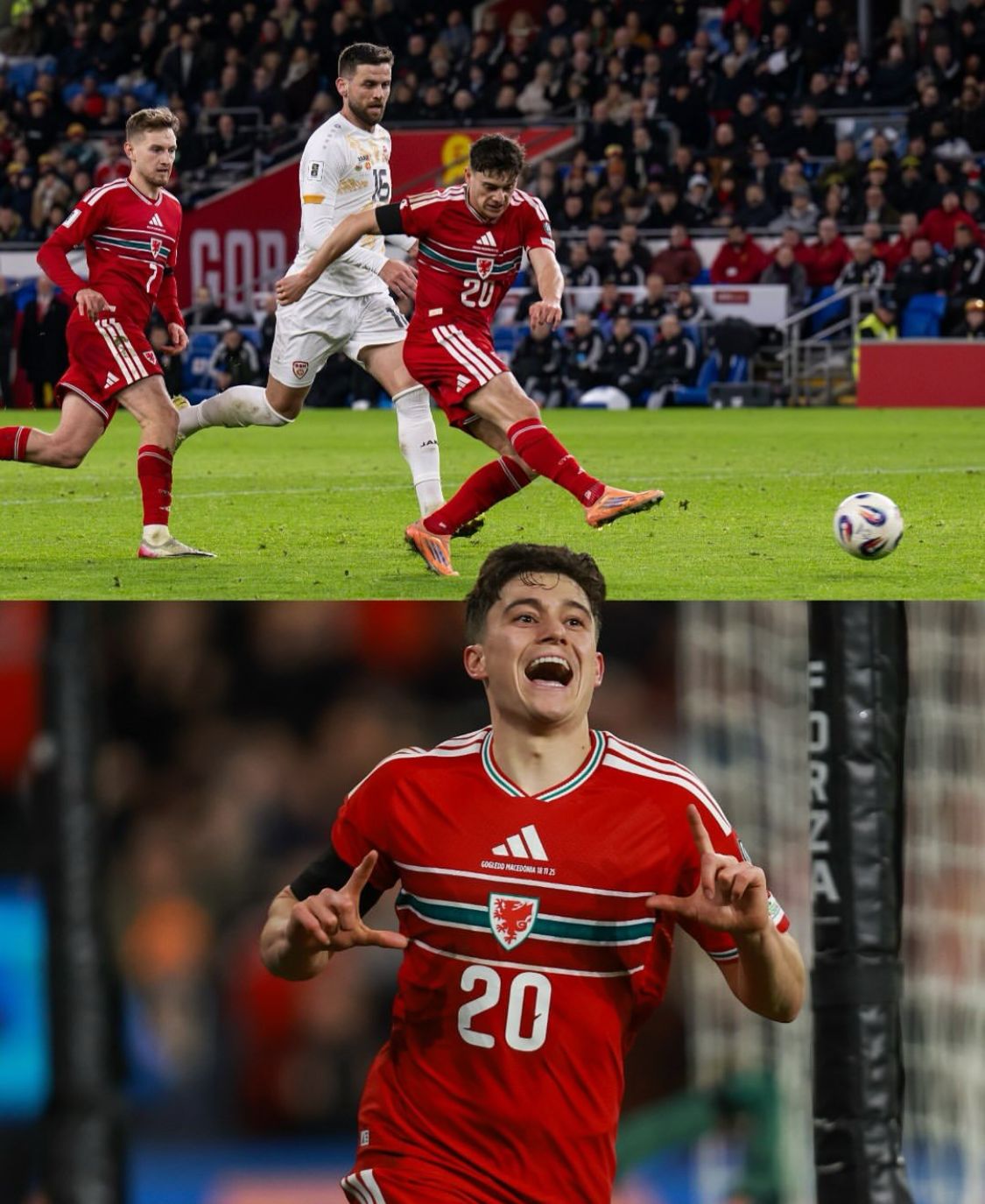 Wales Perkasa! Hajar Makedonia Utara 7–1, The Dragons Melaju ke Playoff Piala Dunia 2026